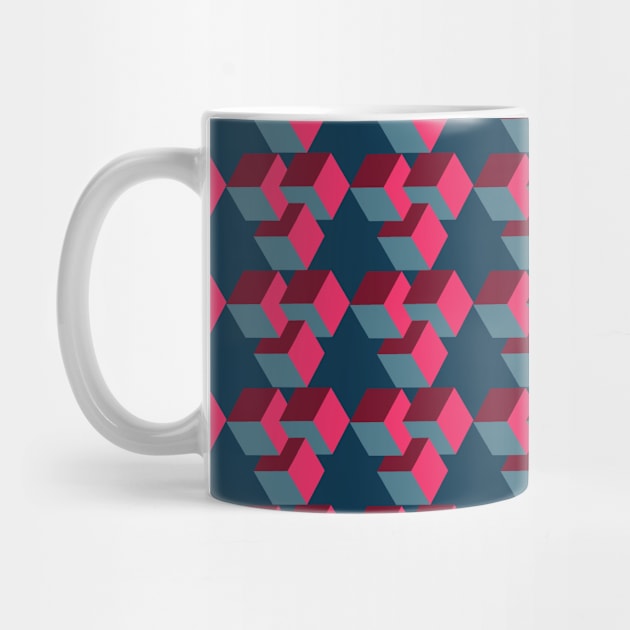 Cubic Geometric Dark Color Pattern by WwsNttb